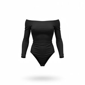 Capulet Black off-the-shoulder Bodysuit NWT
